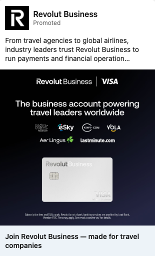 Revolut leaders ad