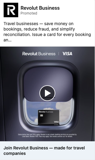 Revolut travel ad